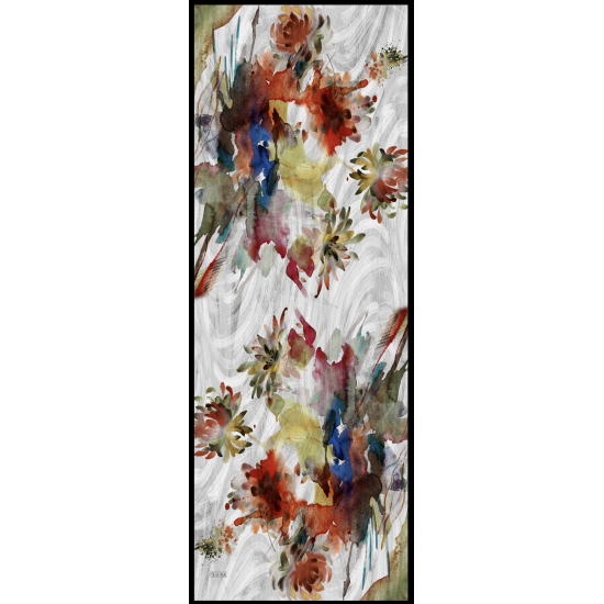 7155-V Saten İpek Etol 70x185 cm % 100 İpek Şal