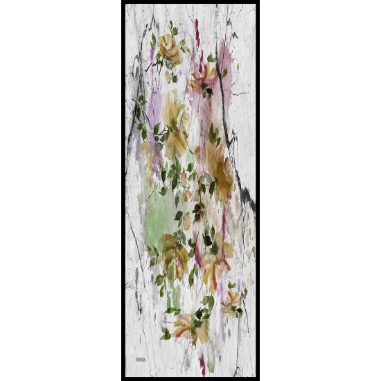7156-V Saten İpek Etol 70x185 cm % 100 İpek Şal