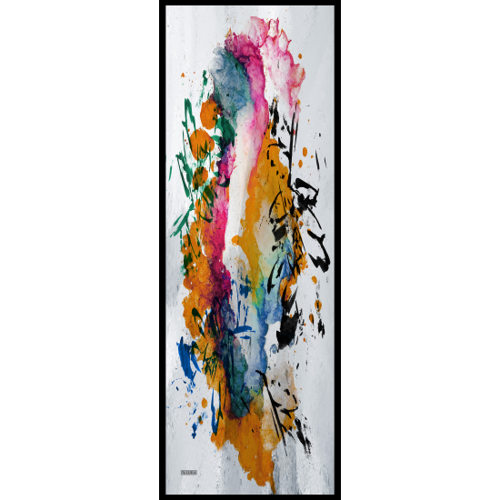 7153-V Saten İpek Etol 55x185 cm % 100 İpek Şal