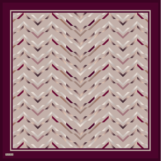 SURA %100 SATEN İPEK EŞARP 90*90  7489-V