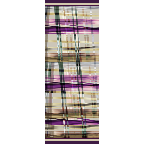 7070-V Saten İpek Etol 70x185 cm % 100 İpek Şal