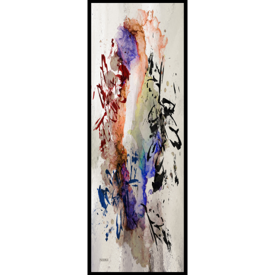 7153-V Saten İpek Etol 55x185 cm % 100 İpek Şal