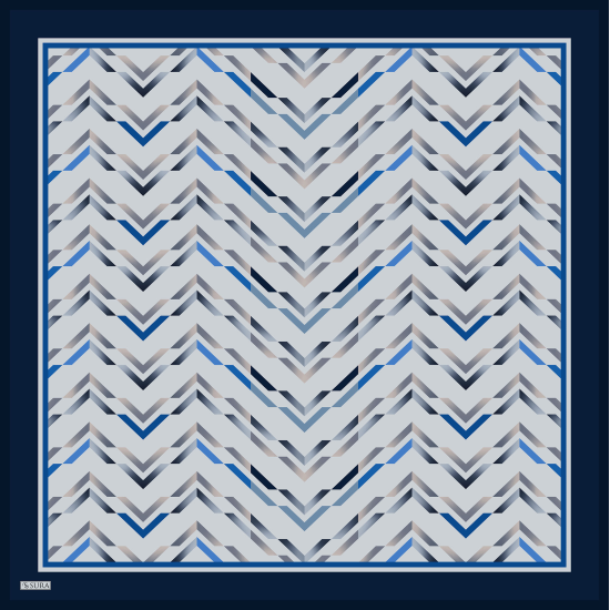 SURA %100 SATEN İPEK EŞARP 90*90  7489-V