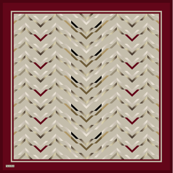 SURA %100 SATEN İPEK EŞARP 90*90  7489-V