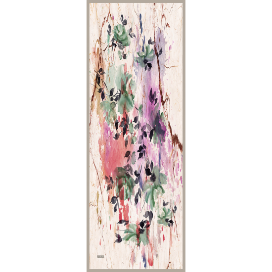 7156-V Saten İpek Etol 70x185 cm % 100 İpek Şal