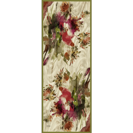 7155-V Saten İpek Etol 70x185 cm % 100 İpek Şal