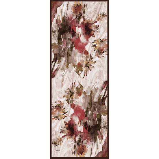 7155-V Saten İpek Etol 70x185 cm % 100 İpek Şal