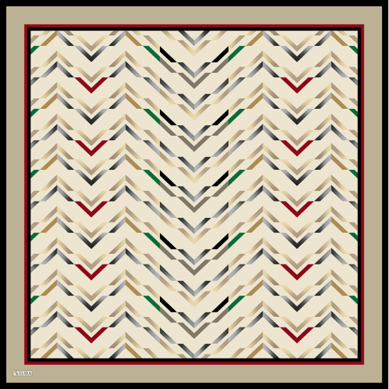 SURA %100 SATEN İPEK EŞARP 90*90  7489-V