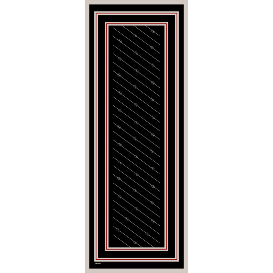 6057-V12 Twill İpek Etol 70x185 cm % 100 İpek Şal