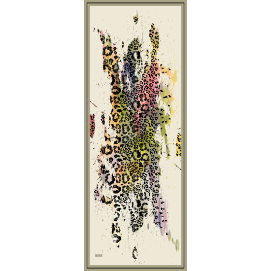7040-V Saten İpek Etol 70x185 cm % 100 İpek Şal