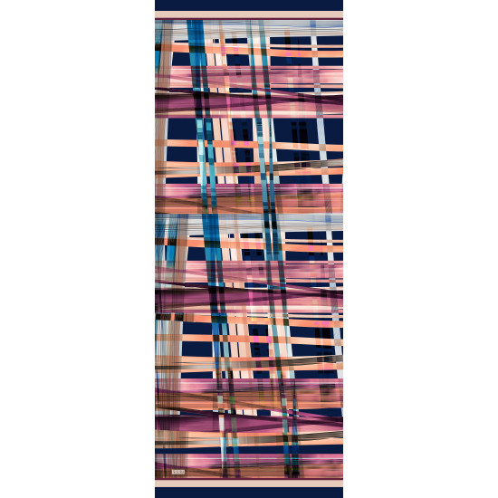 7070-V Saten İpek Etol 70x185 cm % 100 İpek Şal