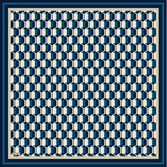 SURA %100 SATEN İPEK EŞARP 90*90  7489-V