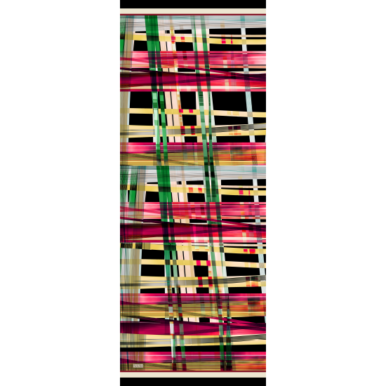 7070-V Saten İpek Etol 70x185 cm % 100 İpek Şal