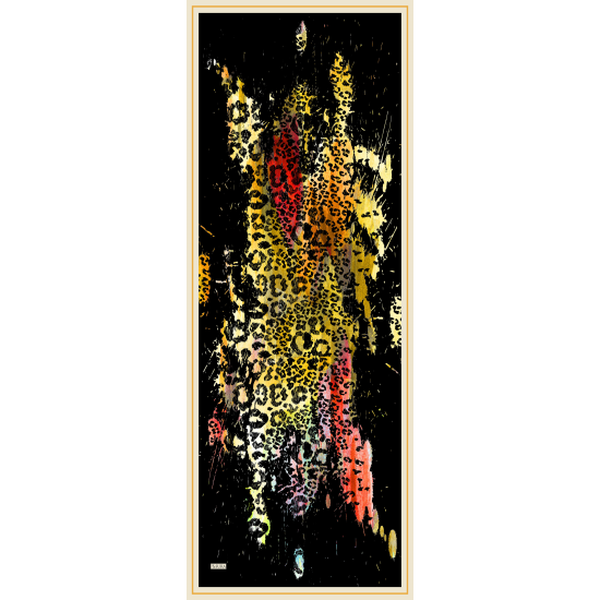 7040-V Saten İpek Etol 70x185 cm % 100 İpek Şal