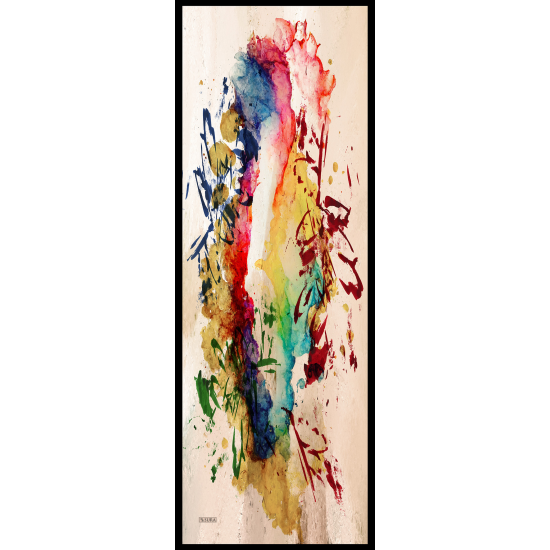 7156-V Saten İpek Etol 70x185 cm % 100 İpek Şal