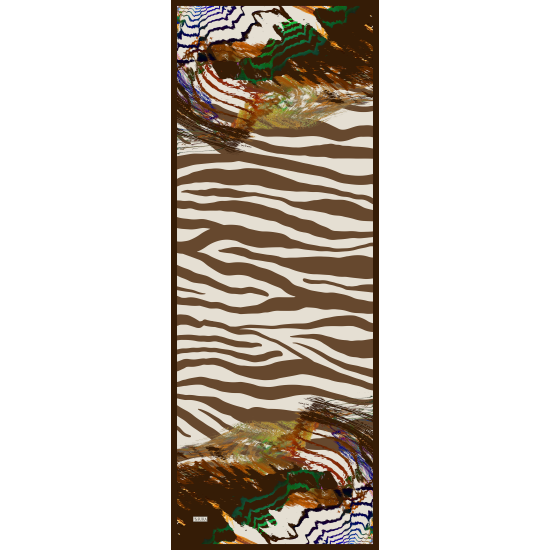 7049-V Saten İpek Etol 70x185 cm % 100 İpek Şal