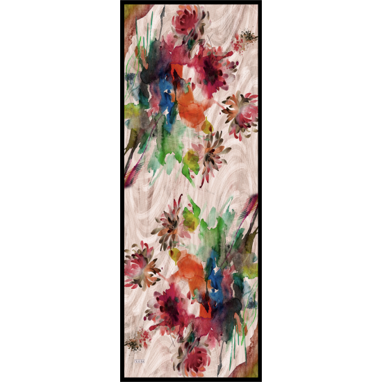 7155-V Saten İpek Etol 70x185 cm % 100 İpek Şal