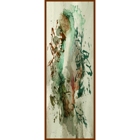 7153-V Saten İpek Etol 55x185 cm % 100 İpek Şal