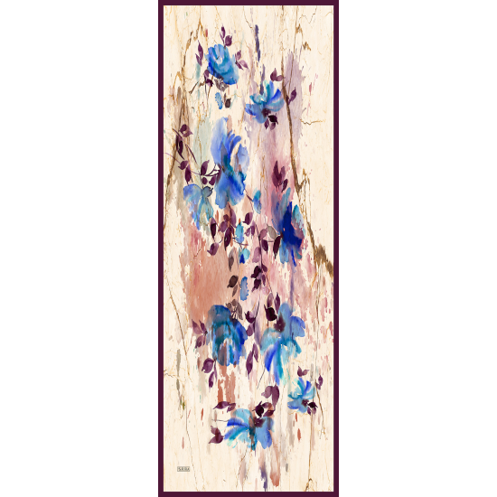 7156-V Saten İpek Etol 70x185 cm % 100 İpek Şal