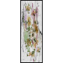 7156-V Saten İpek Etol 70x185 cm % 100 İpek Şal