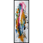 7153-V Saten İpek Etol 55x185 cm % 100 İpek Şal