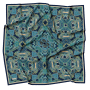 SURA %100 İPEK SATEN EŞARP 90*90 7701-V2